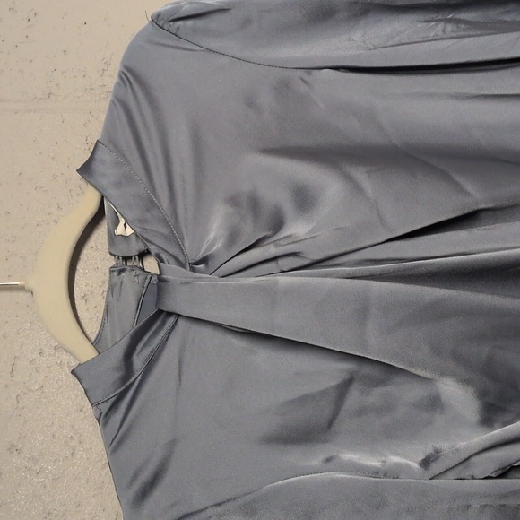 GRACE KARIN Women's Casual Long Sleeve Bowknot Silky Blouse, Size Small, NWT - Picture 3 of 6